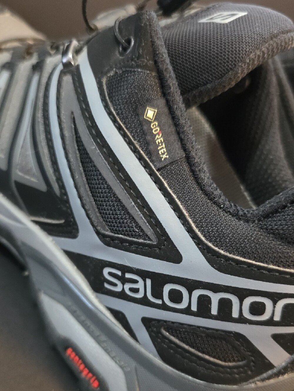Salomon X Ultra 3 GTX Men's Black and Gray Trail Running Shoes Size 8 - Picture 9 of 11